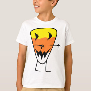 Candy Corn Zombie T-Shirt Halloween Kinder T - shi