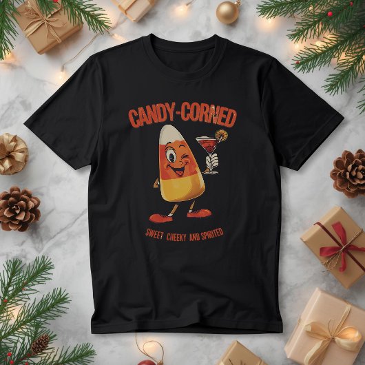 Candy-Corned – Grappige Kerst Kerstmais Pun Tri-Blend Shirt