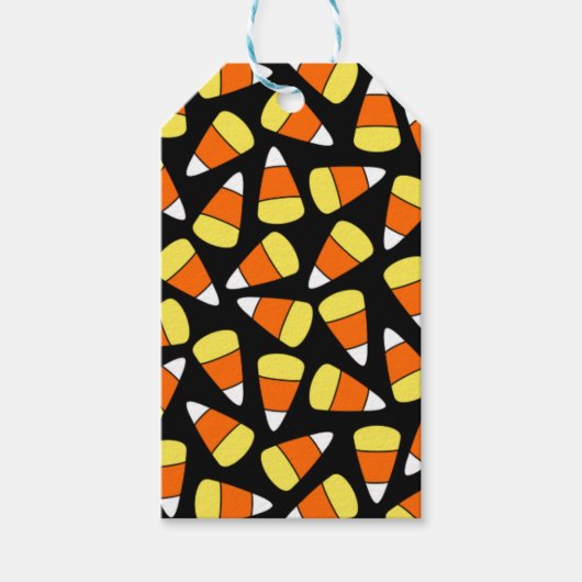 Candy Corns Houten Cadeaublaadjes Cadeaulabel (Voorkant)
