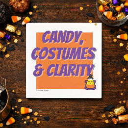 Candy, Costumes & Clarity | Nuchtere Halloweenfees Servet