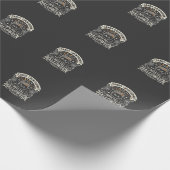 Candy Countdown Halloween Vector Ontwerp Cadeaupapier (Hoek)