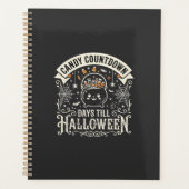 Candy Countdown Halloween Vector Ontwerp Planner (Voorkant)