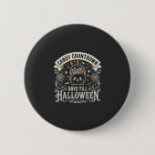 Candy Countdown Halloween Vector Ontwerp Ronde Button 5,7 Cm (Voorkant)