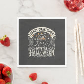 Candy Countdown Halloween Vector Ontwerp Servet (Insitu)