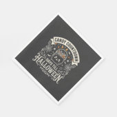 Candy Countdown Halloween Vector Ontwerp Servet (Hoek)