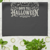 Candy Countdown Halloween Vector Ontwerp Theedoek (Gevouwen)