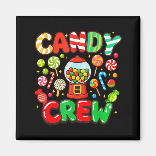 Candy Crew Candy Costume Women Candy Land Kids Swe Magneet (Voorkant)