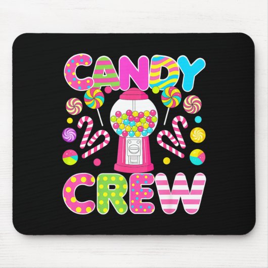 Candy Crew Candy Costume Women Candy Land Kids Swe Muismat (Voorkant)