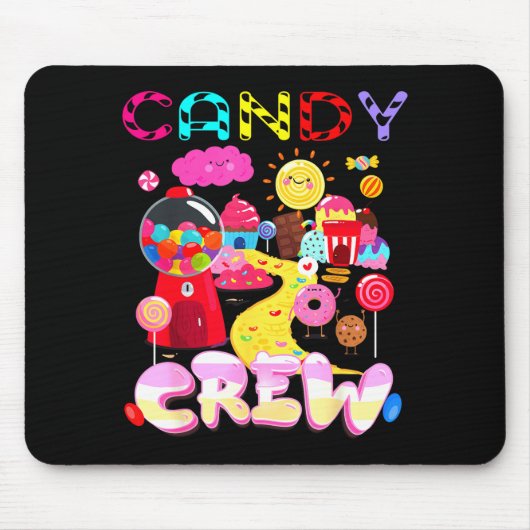 Candy Crew Candy Costume Women Candy Land Kids Swe Muismat (Voorkant)