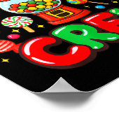 Candy Crew Candy Costume Women Candy Land Kids Swe Poster (Hoek)