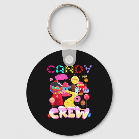 Candy Crew Candy Costume Women Candy Land Kids Swe Sleutelhanger (Voorkant)