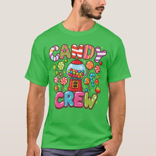 Candy Crew Candy Costume Women Candy Land Kids Swe T-shirt (Voorkant)