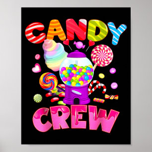 Candy Crew Candy Kostuum Vrouwen Candy Land Kinder Poster