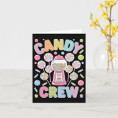 Candy Crew - Kleurig Thema Feest Groepskostuum  Kaart (Gele Bloem)