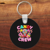 Candy Crew Matching Group Colorful Sweets Party  Sleutelhanger (Voorkant)