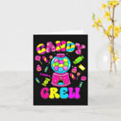 Candy Crew Snoepje Candy Land Candy Squad Hallowee Kaart (Gele Bloem)