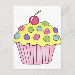 Candy Cupcakes Briefkaart