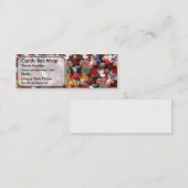 Candy design dunne visitekaartjes (Voorkant / Achterkant)
