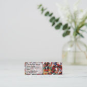 Candy design dunne visitekaartjes (Staand voorkant)