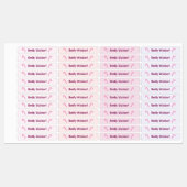 Candy Design Kids' Name Clothing School Labels (Vel)