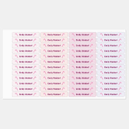 Candy Design Kids' Name Clothing School Labels