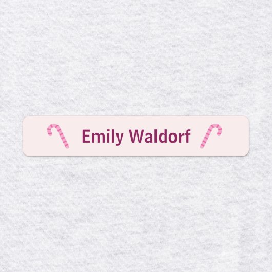 Candy Design Kids' Name Clothing School Labels (Design 2)