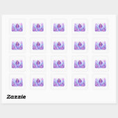 Candy Doll Zeemeermin 3e Verjaardag Vierkante Sticker (Vel)