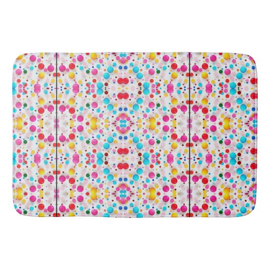 Candy Dot Confetti Patroon Dekbed Badmat (Voorkant)