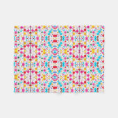 Candy Dot Confetti Patroon Dekbed Fleece Deken (Voorkant (Horizontaal))