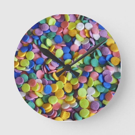 Candy Dots 2 Ronde Klok (Voorkant)
