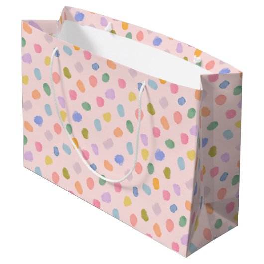 Candy dots cadeautasje (Achterkant Gekanteld)