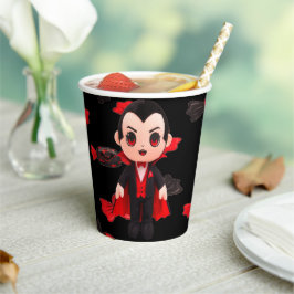Candy en Dracula Schattig Griezelig Papieren Bekers
