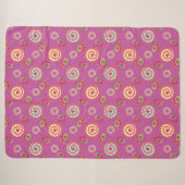 Candy en taarten roze sherpa deken (Voorkant (horizontaal))