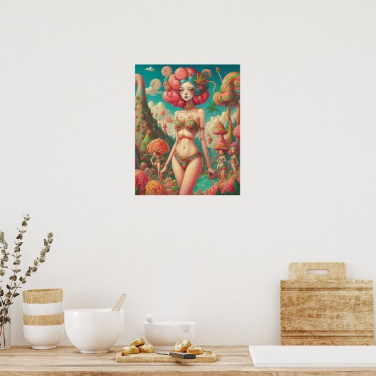 Candy fantasie poster (Keuken)