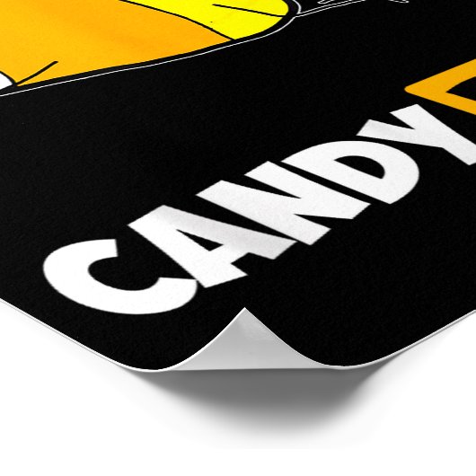 Candy Funny Halloween Men Gift  Poster (Hoek)