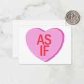 Candy Hart - ALSJEMIN Notitiekaartje (Voorkant / Achterkant in situ)