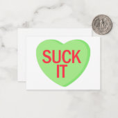 Candy Hart - SLIK HET Notitiekaartje (Voorkant / Achterkant in situ)