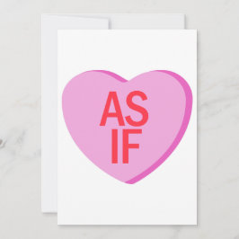 Candy Heart - ALS OF Feestdagenkaart