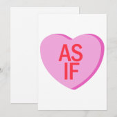 Candy Heart - ALS OF Kaart (Voorkant / Achterkant)