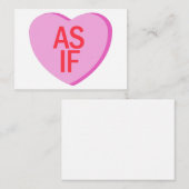 Candy Heart - ALSJEEKWAL Notitiekaartje (Voorkant / Achterkant)