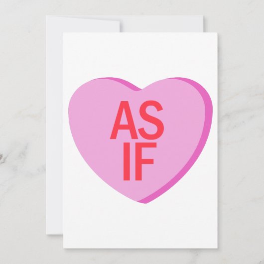 Candy Heart - ALSJOF Feestdagenkaart (Voorkant)