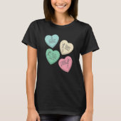 Candy Heart Anti Valentines Day T-shirt (Voorkant)