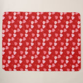 Candy Heart Cascade Sherpa Deken (Voorkant (horizontaal))