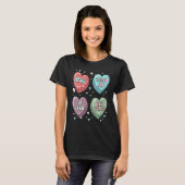 Candy Heart Galentines  Singles Anti Valentine's D T-shirt (Voorkant volledig)