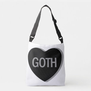 Candy Heart - Goth Crossbody Tas