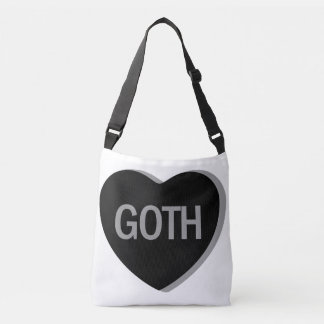 Candy Heart - Goth Crossbody Tas