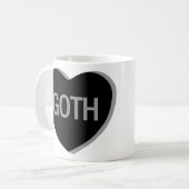 Candy Heart - Goth Koffiemok (Voorkant links)