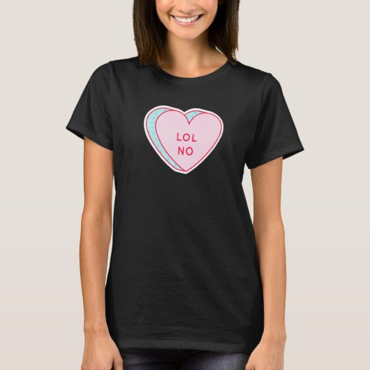 Candy Heart LOL Geen Premium T-shirt (Voorkant)