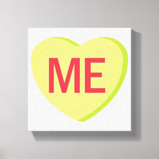 Candy Heart - ME Canvas Afdruk (Voorkant)