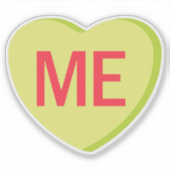 Candy Heart - ME Sticker (Voorkant)
